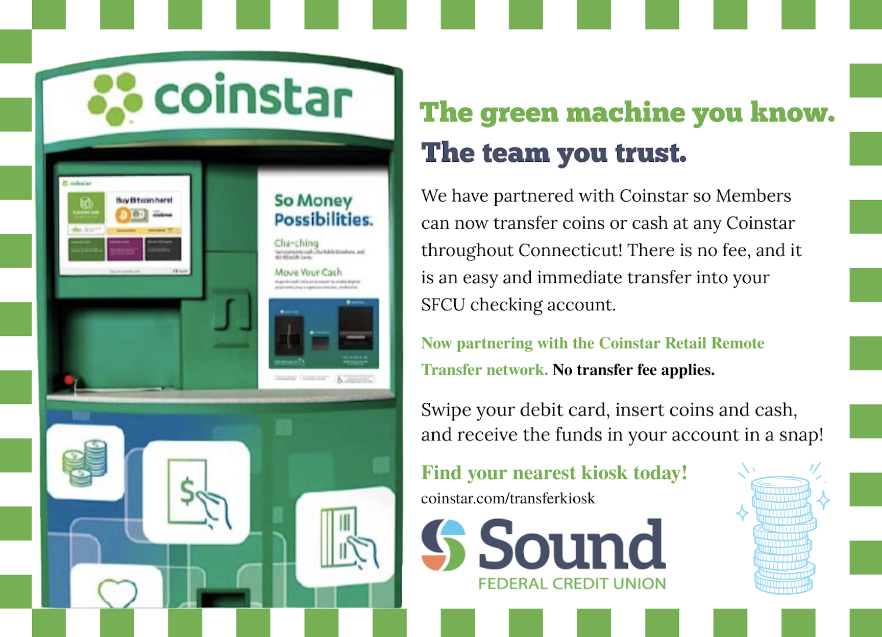 Coinstar New Website Flyer