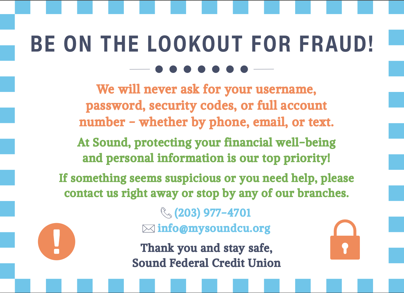 Fraud New Website Flyer
